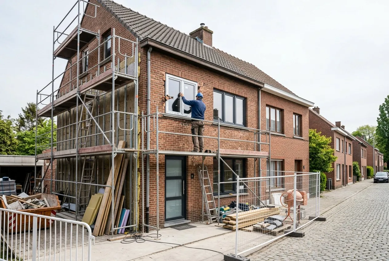 Woning in renovatie